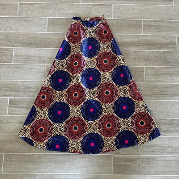 Handmade Ankara Maxi Skirt - Picture 2 of 4